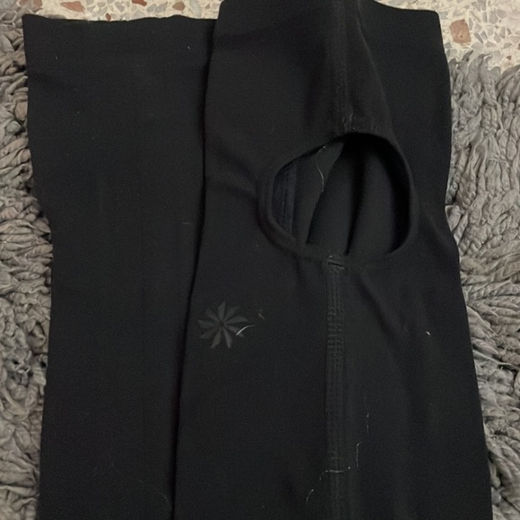 Athleta Powervita Barre Stirrup Tight Black Legging size Small style 353531 - Picture 10 of 10